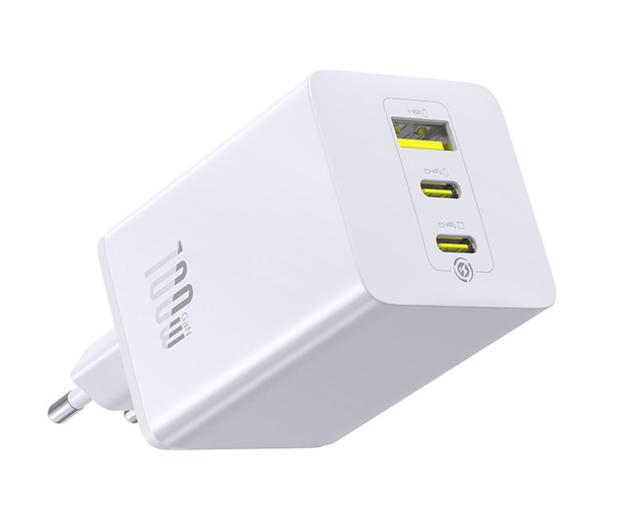 Baseus Ładowarka sieciowa EnerFill FE11 2 x USB-C / USB-A 100W - 1502075 - zdjęcie 3